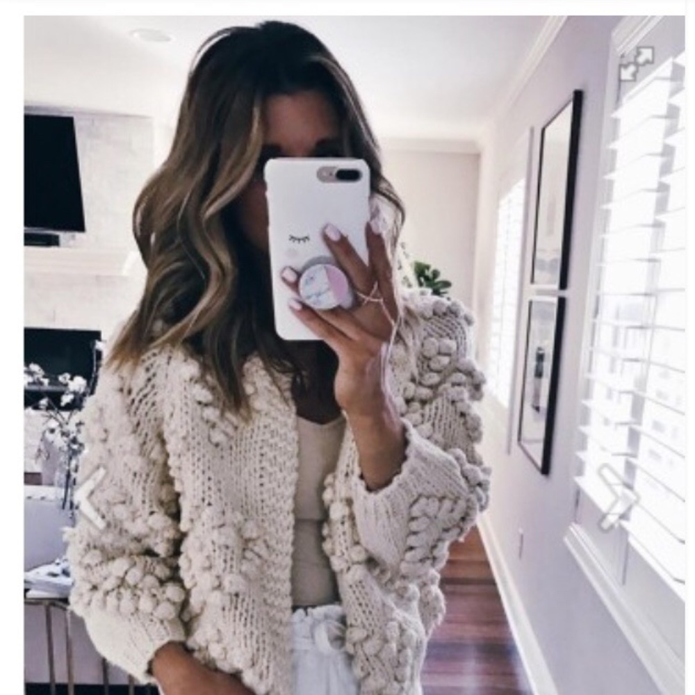 Chicwish NWT Knit Your Love Cardigan in Ivory